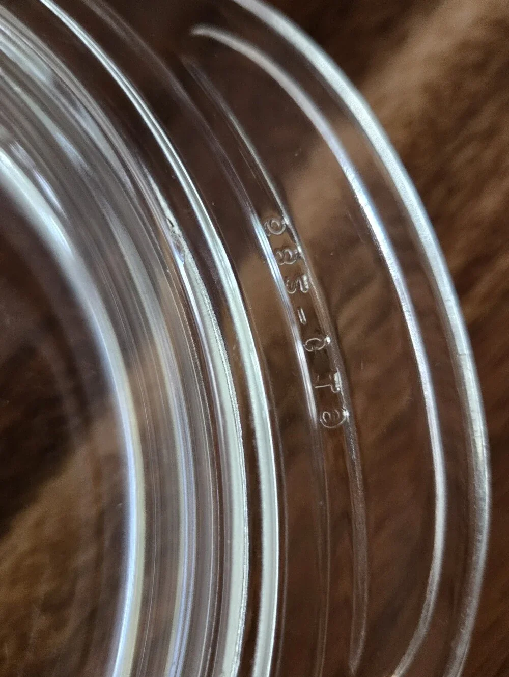 Vintage Pyrex 682-C Replacement Lid For 1 Quart- Clear Glass